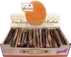 Canine Caviar Buffalo Bully Stix 6" Dog Treats, case of 50