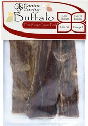 Canine Caviar Buffalo Jerky 6" Dog Treats, 3 pack