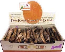 Canine Caviar Buffalo Lollipops 6" Dog Treats, case of 50