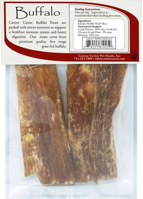 Show full view: Canine Caviar Buffalo Paddywacks 6" Dog Treats, 4 pack slide 3 of 7