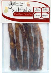 Canine Caviar Buffalo California Rolls 6" Dog Treats, 6 pack