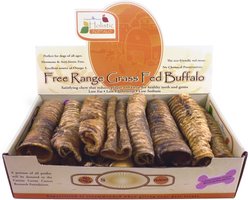 Canine Caviar Buffalo Buffaroos 6" Dog Treats, case of 14