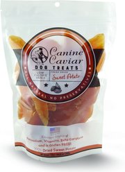 Canine Caviar Dried Sweet Potatoes Dog Treats, 12-oz bag