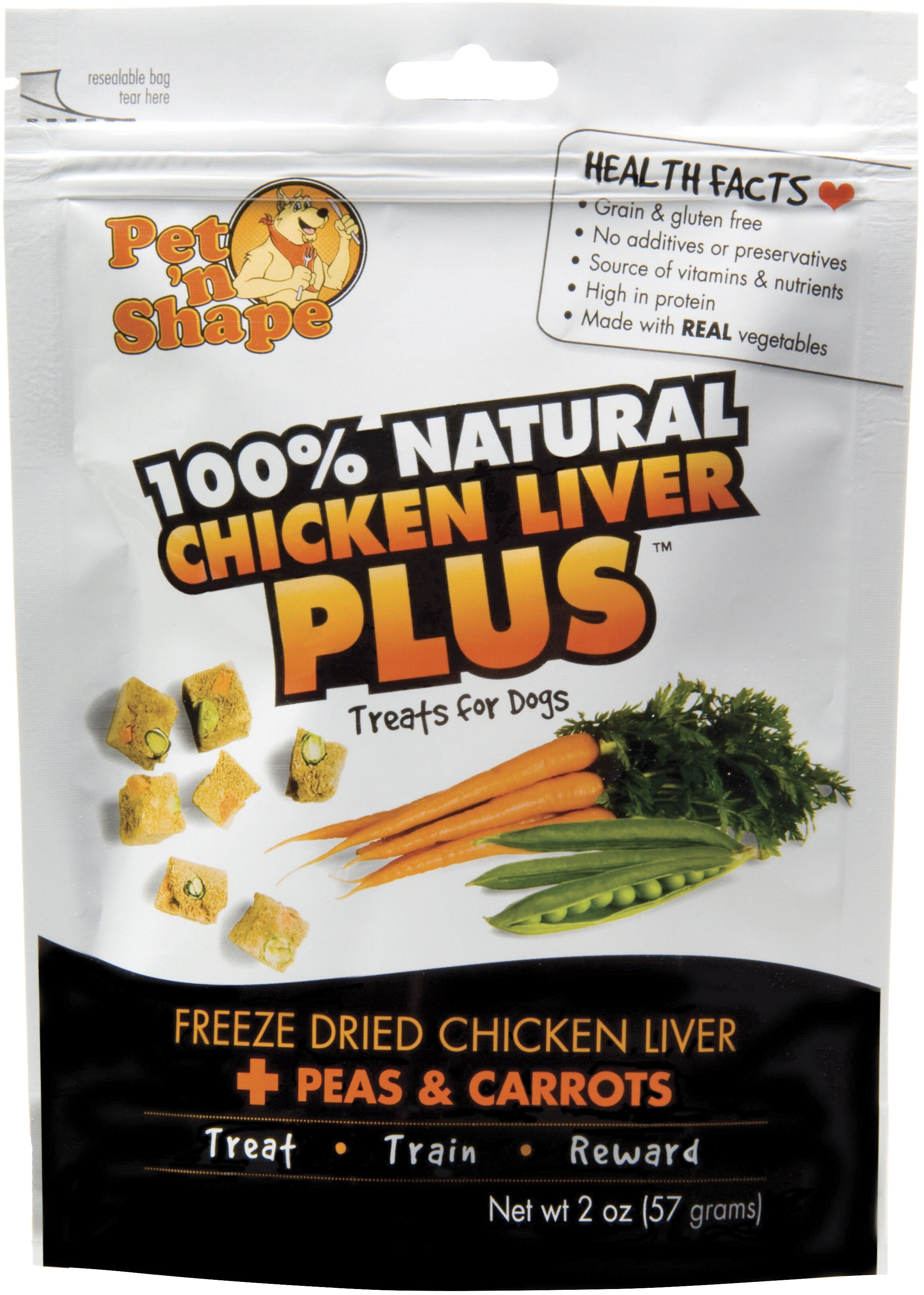 Pet 'n Shape Chicken Liver PLUS Pumpkin & Apple Freeze-Dried Dog Treats
