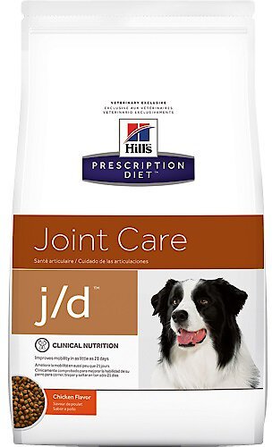 Hill's Prescription Diet j/d Joint Care Chicken Flavor Dry Dog Food, 8.5-lb bag slide 1 of 11