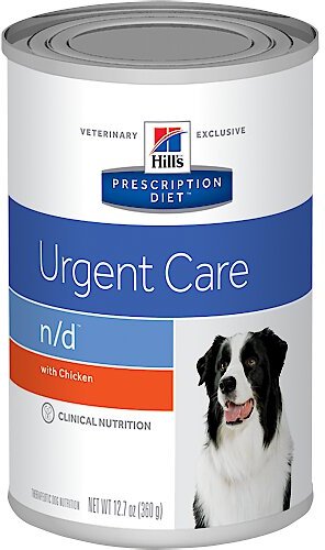 Discontinued HILL S PRESCRIPTION DIET n d with Chicken Canine Canned Dog Food 12.7 oz case of 12 Chewy