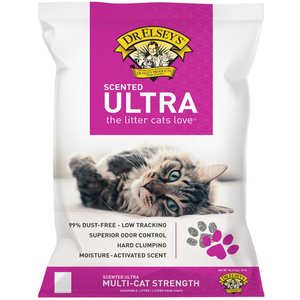 Dr. Elsey's Precious Ultra Scented Clumping Clay Cat Litter, 40-lb bag