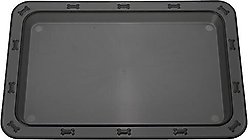 PetRageous Designs Bone n' Up for Dinner Non-Slip Tray Placemat, Black