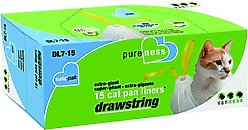 Van Ness Drawstring Cat Pan Liners, X Giant, 15 count