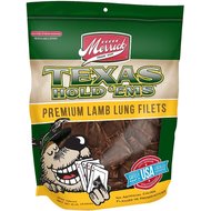 Merrick Texas Hold'ems Premium Lamb Lung Filets Dog Treats