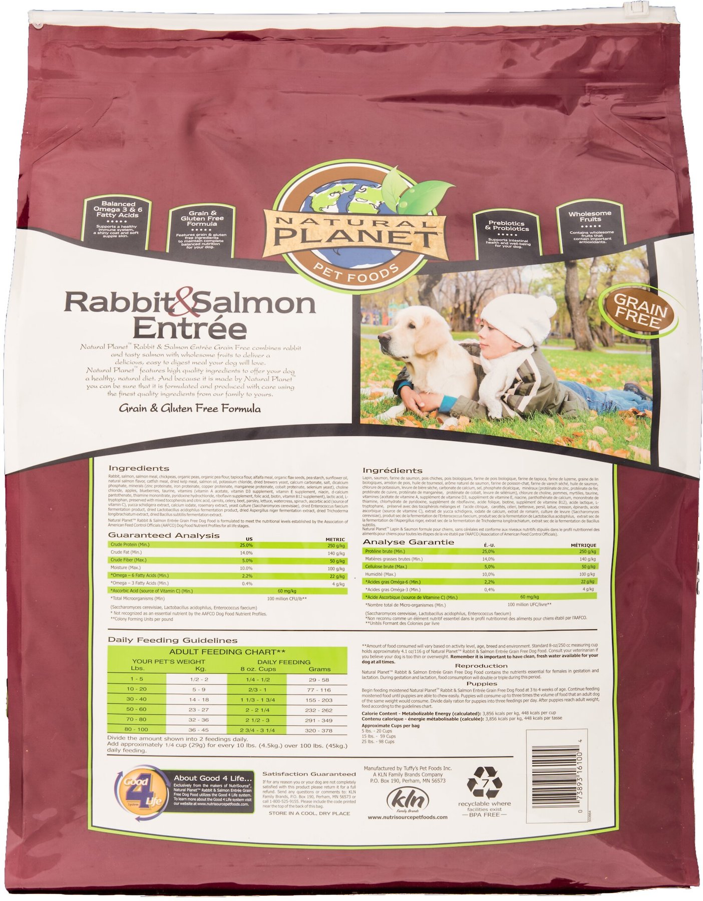 natural planet rabbit and salmon dog food