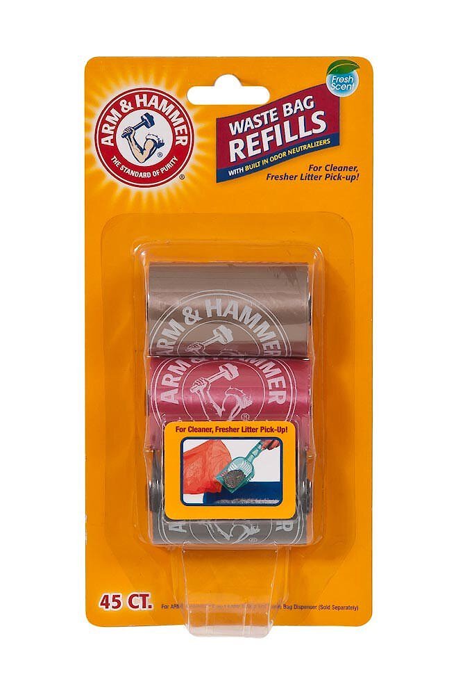 Questions and Answers about ARM & HAMMER Litter Scoop Waste Bag Refills