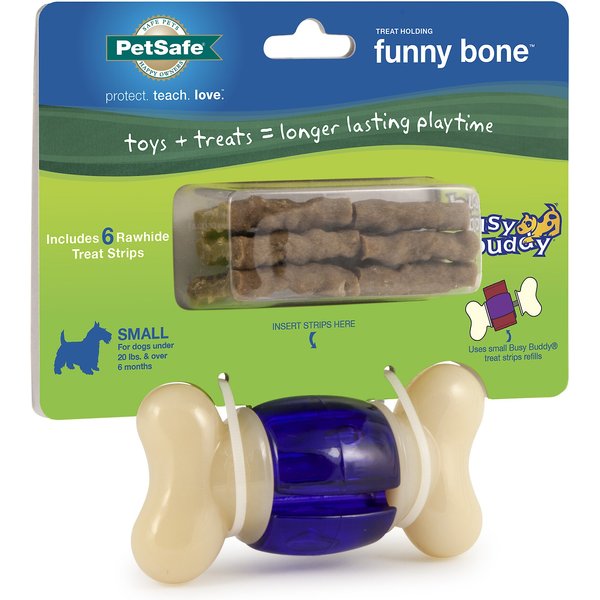 Busy Buddy Bouncy Bone Dog Toy Small