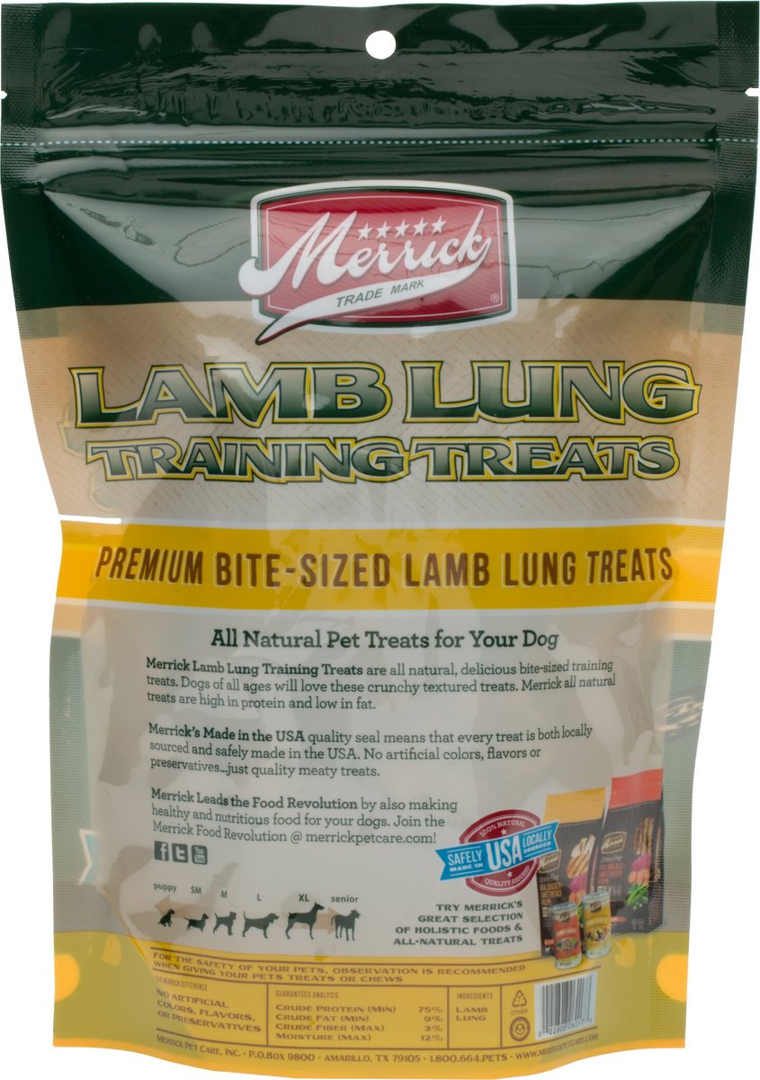 Merrick lamb lung store treats