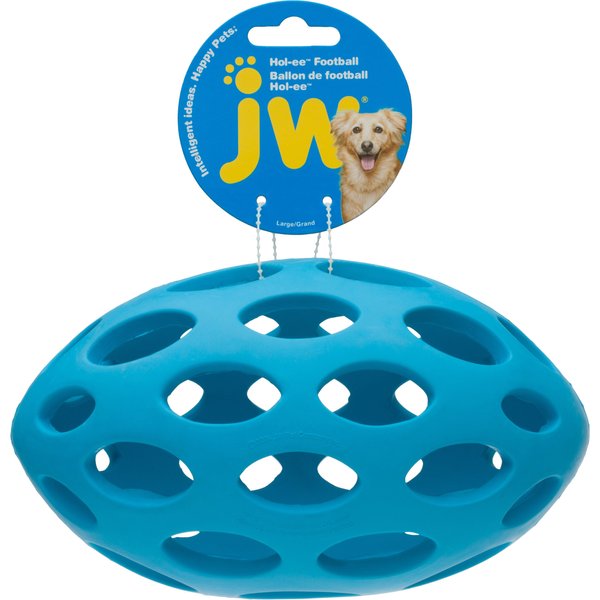 JW PET Hol-ee Football Dog Toy, Color Varies, Large - Chewy.com