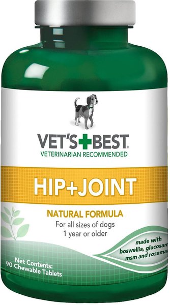 Vet's Best Chewable Tablets Joint Supplement for Dogs, 90 count slide 1 of 5