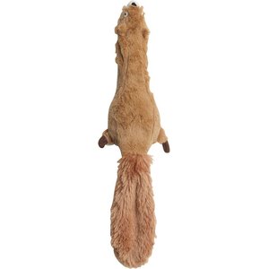 Ethical Pet Skinneeez Plus Squirrel Stuffing-Free Squeaky Plush Dog Toy