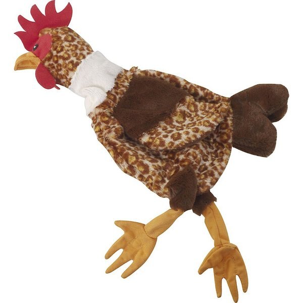 Outward Hound Floppyz Chicken Squeaky Plush Dog Toy