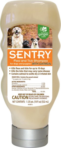 Sentry Flea & Tick Oatmeal Hawaiian Ginger Shampoo for Dogs, 18-oz bottle slide 1 of 5