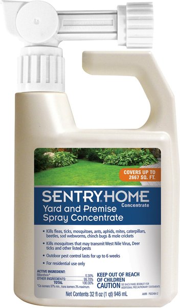 Sentry Home Yard & Premise Flea & Tick Spray Concentrate, 32-oz bottle slide 1 of 3