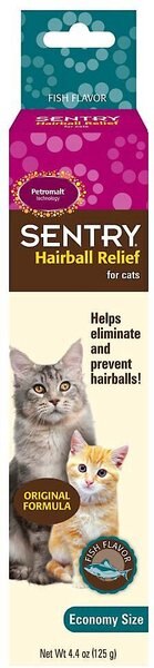 sentry hairball relief fish flavor