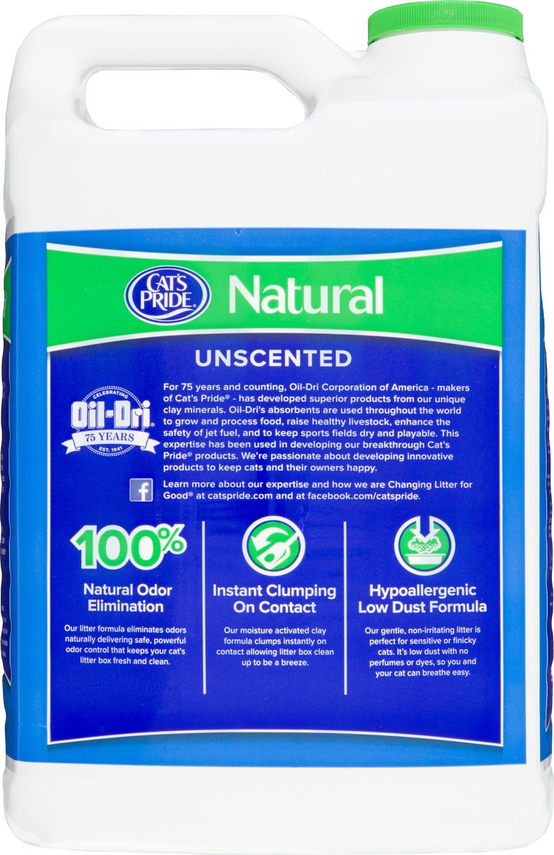 Cat's pride premium hotsell natural scoopable cat litter