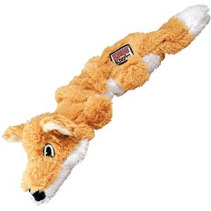 KONG Scrunch Knots Fox Dog Toy, Small/Medium