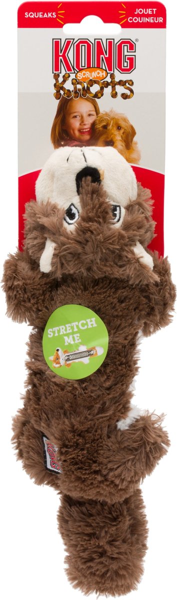 Kong scrunch knots outlet squirrel dog toy