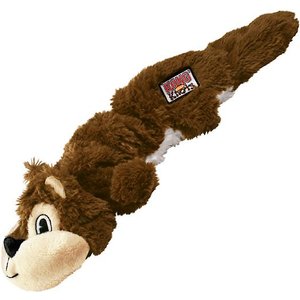 KONG Scrunch Knots Squirrel Dog Toy, Medium/Large