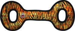 Tuffy's Mega Tug Oval Squeaky Plush Dog Toy, Tiger