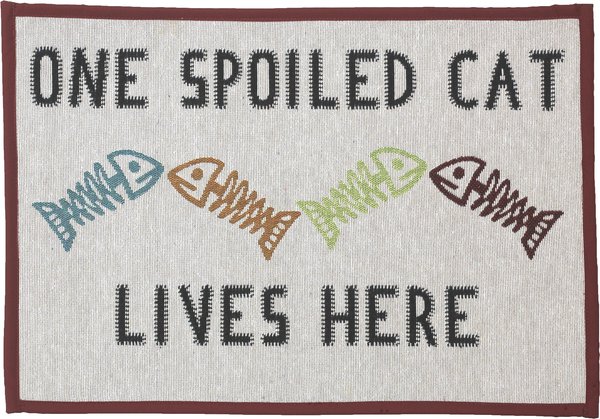 PetRageous Designs One Spoiled Cat Tapestry Placemat slide 1 of 6