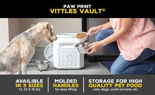 Gamma2 Vittles Vault Plus Pet Food Storage, 15-lb