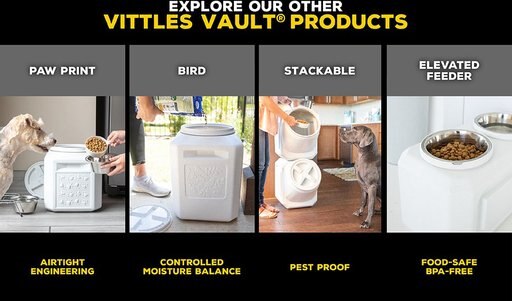 Gamma2 Vittles Vault Pet Food Storage, 30-lb