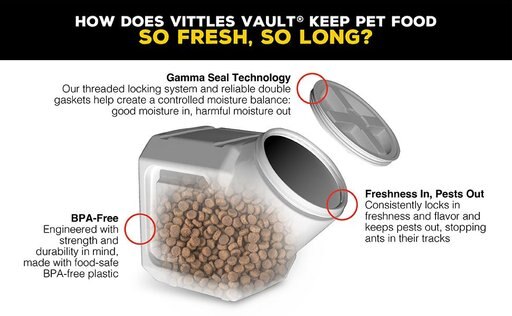 Gamma2 Vittles Vault Pet Food Storage, 30-lb