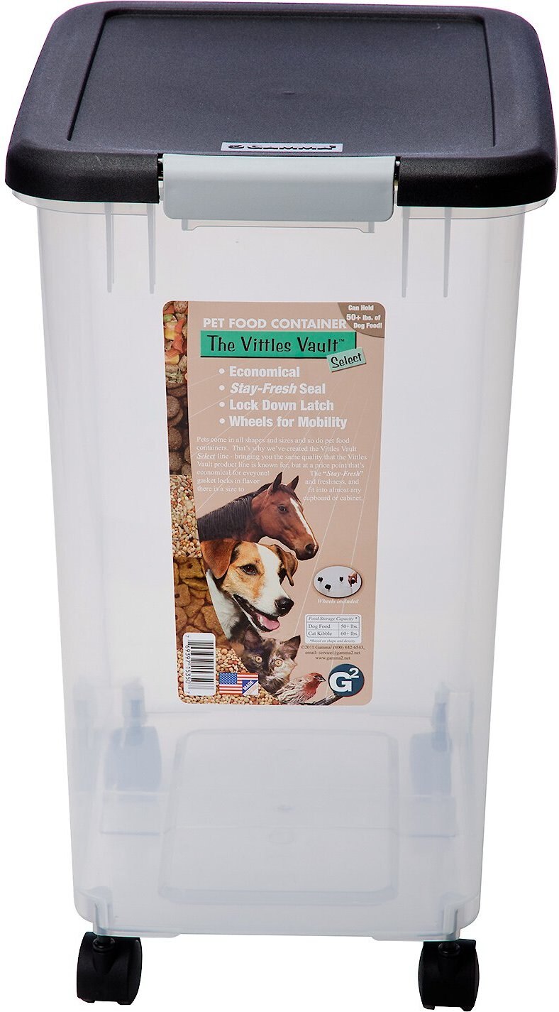 GAMMA2 Vittles Vault Select Pet Food Storage, 50lb