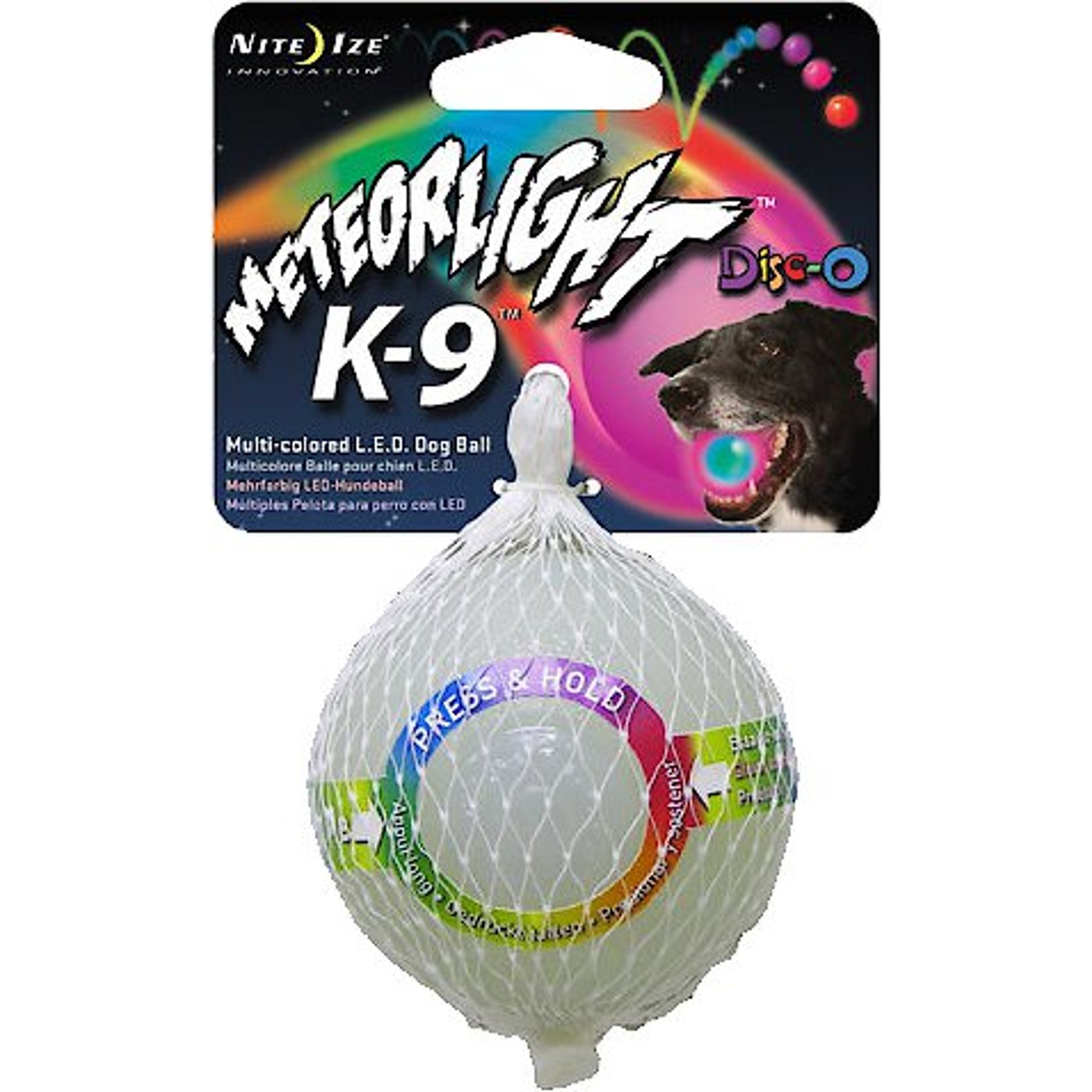 Discontinued NITE IZE MeteorLight K 9 LED Ball Green Chewy