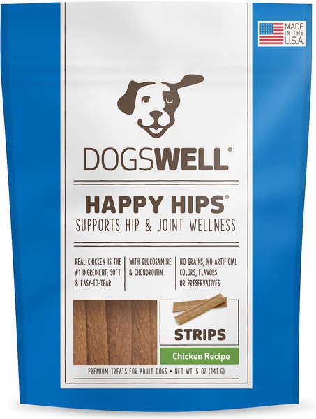 Dogswell Veggie Life Happy Hips Chicken & Apple Dog Treats
