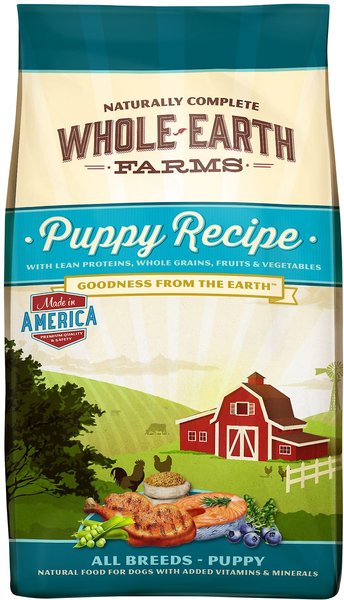 WHOLE EARTH FARMS Puppy Recipe Dry Dog Food, 30-lb bag - Chewy.com