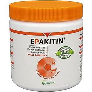 Vetoquinol Epakitin Powder Urinary Supplement for Cats & Dogs, 180g