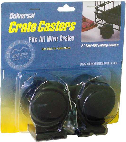 MidWest Universal Crate Caster, 2-pack slide 1 of 6