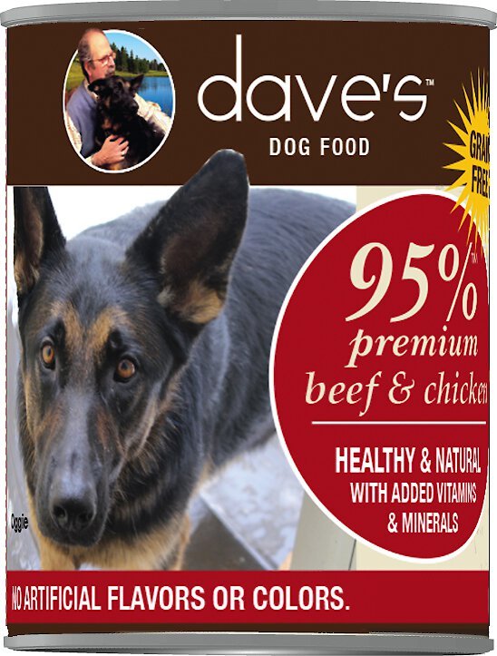 DAVE'S PET FOOD 95 Premium Meats GrainFree Beef & Chicken Recipe