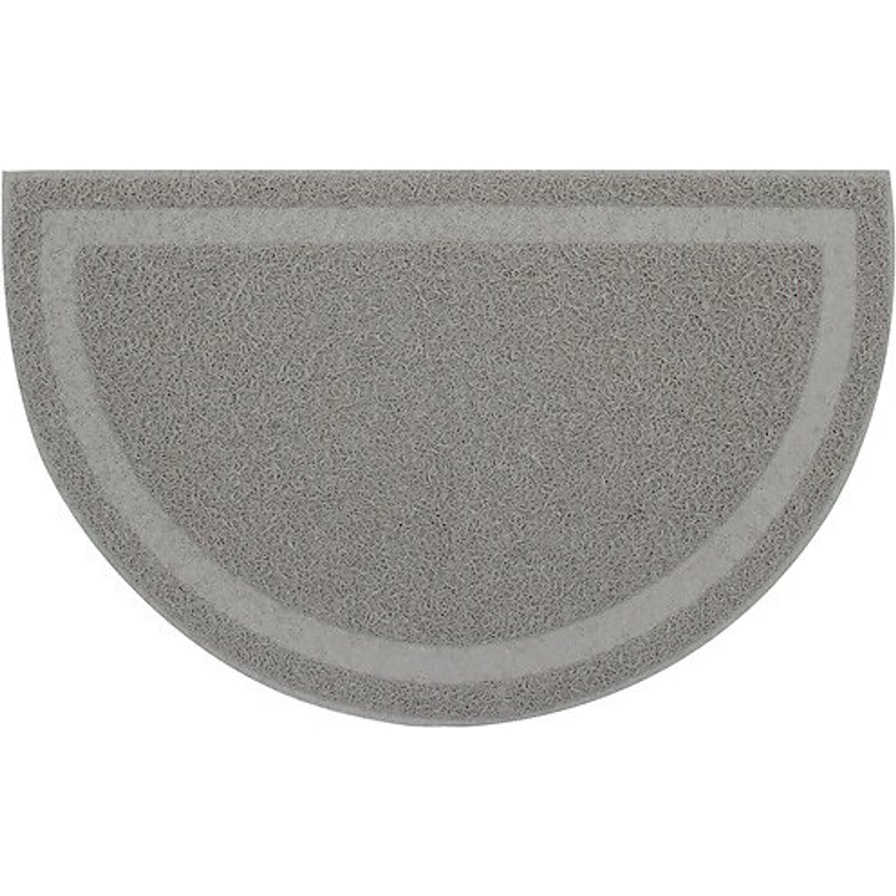 DRYMATE Corner Ridged Cat Litter Trapping Mat, Grey, 29.5-in x 29.5-in 