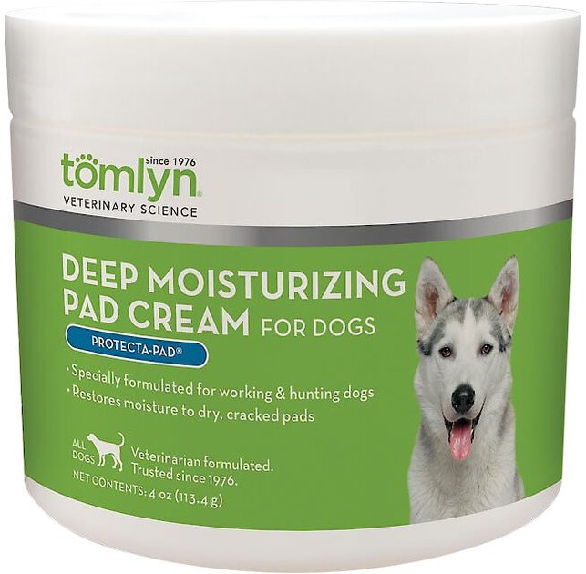 TOMLYN ProtectaPad Paw Pad & Elbow Cream for Dogs, 4oz tub