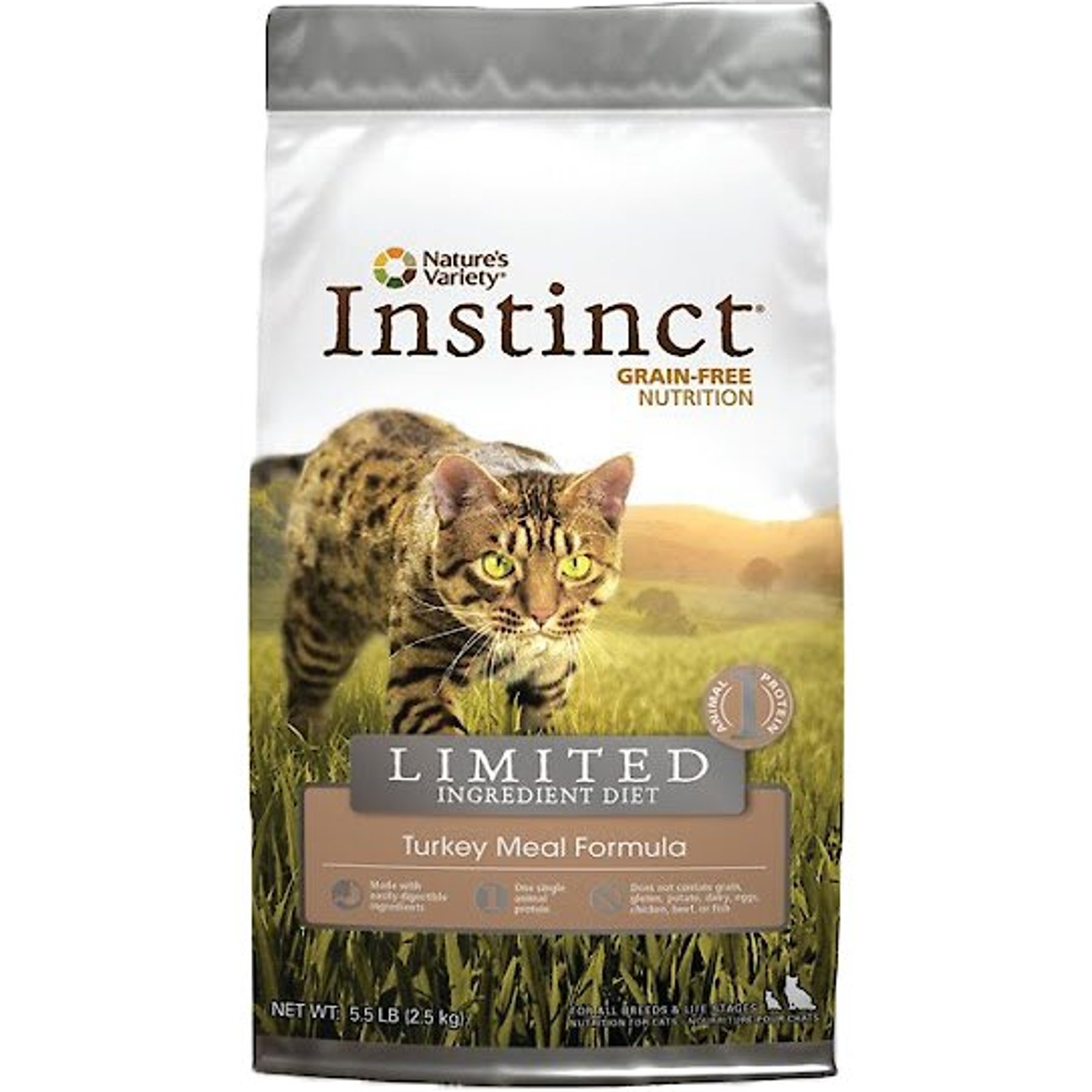 Instinct turkey shops cat food