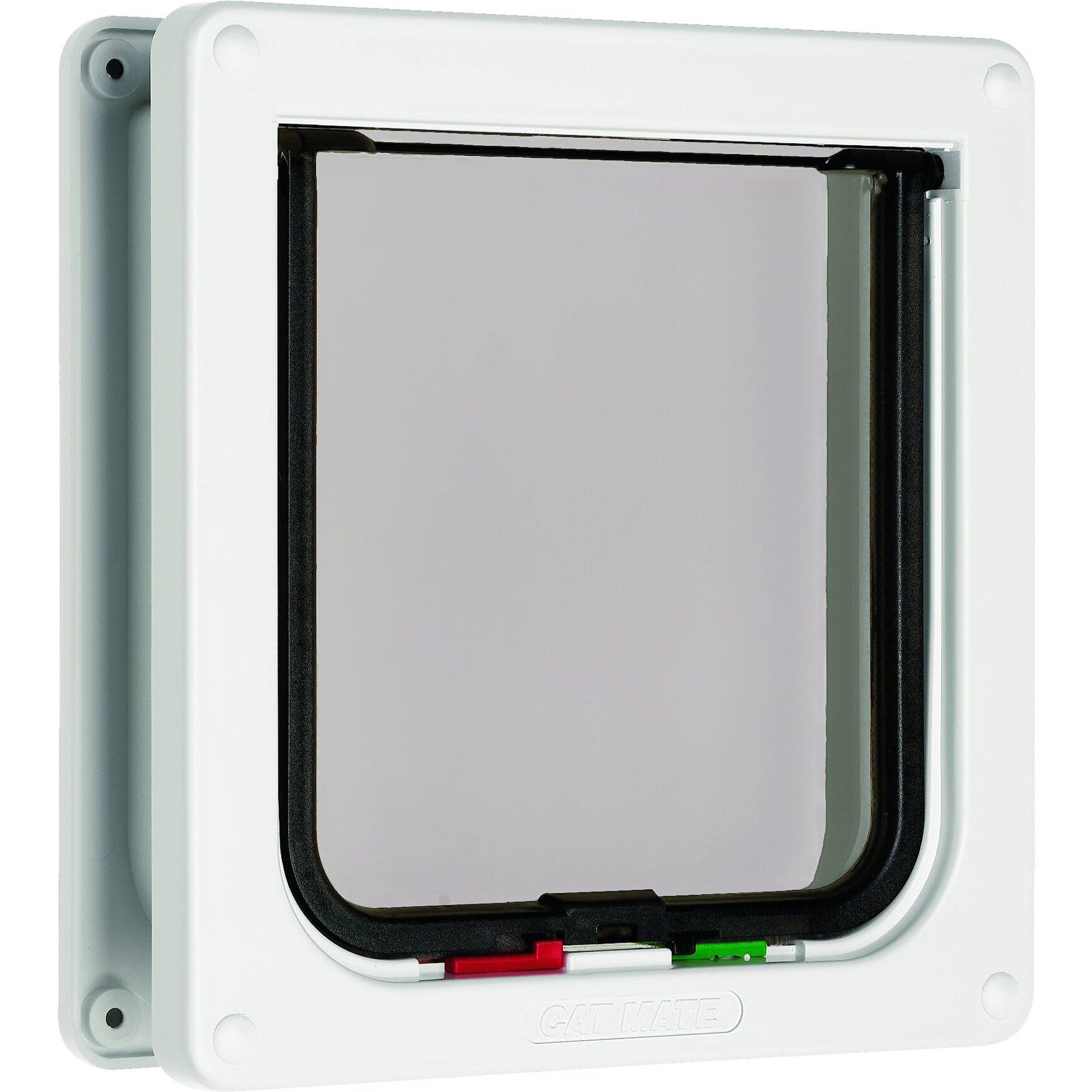 Cat Mate 4 Way Locking Cat Flap with Door Liner White