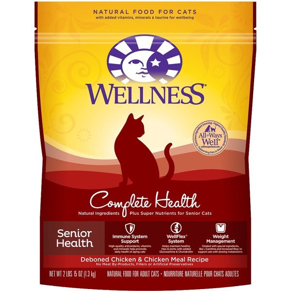 wellness complete senior cat food