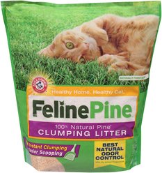 Feline Pine Scoop Unscented Clumping Wood Cat Litter, 8-lb bag
