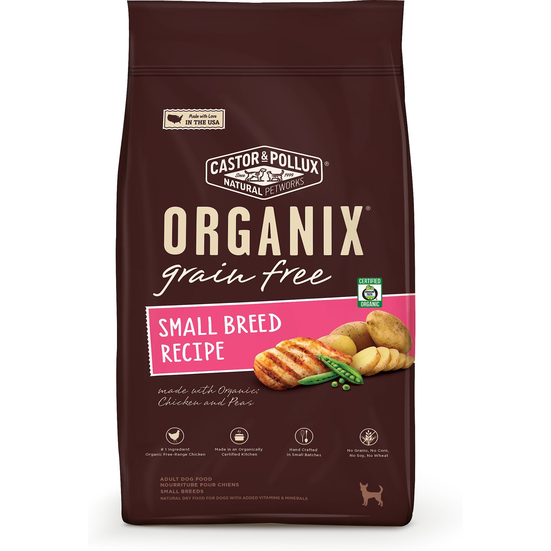 CASTOR POLLUX ORGANIX Organic Small Breed Recipe Grain Free Dry Dog Food reviews