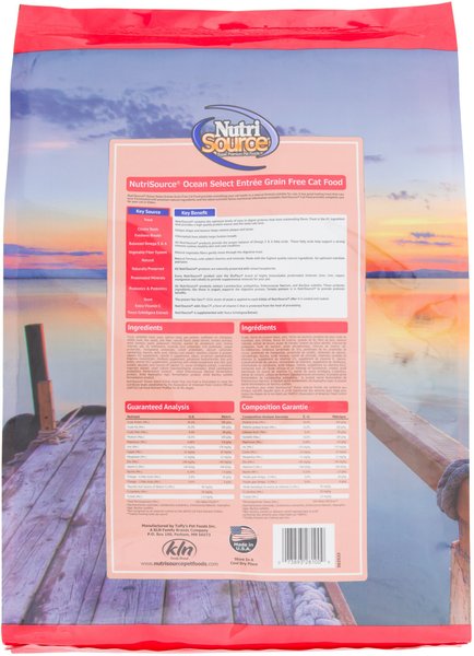 NutriSource Grain-Free Ocean Select Entree Dry Cat Food