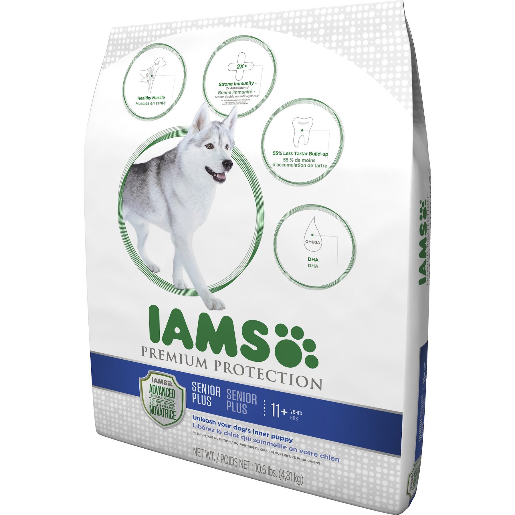 Iams senior plus large breed cheap discontinued